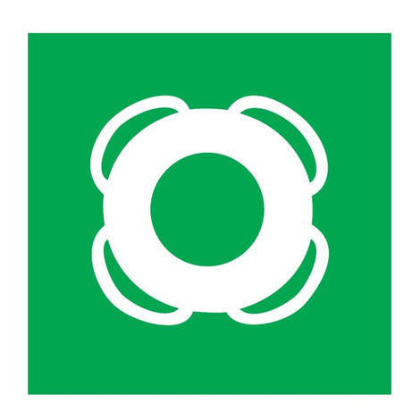 IMO Symbol Lifebuoy IMPA 334056 150x150mm