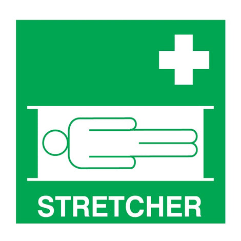 IMO Symbol Stretcher IMPA 334121 150x150mm