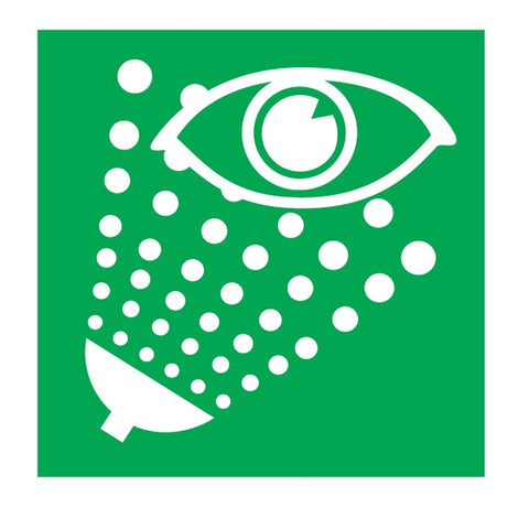 IMO Safety Sign Emergency Eye Wash IMPA 334152 150x150mm