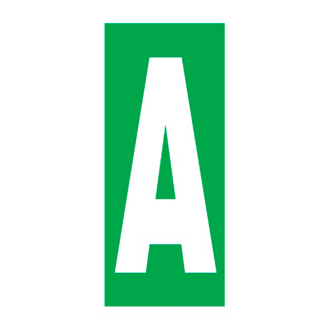 IMO Symbol Letter “A” IMPA 334210 75x150mm
