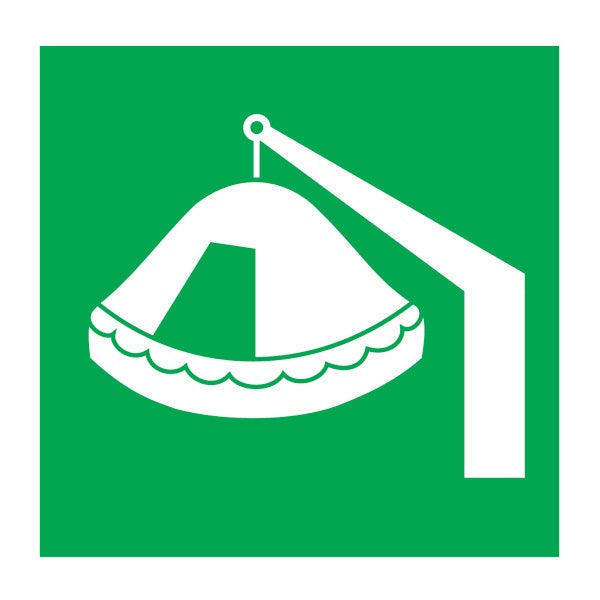 IMO Symbol Davit Launched Liferaft IMPA 334053 150x150mm