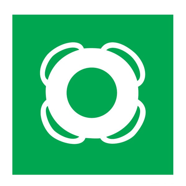 IMO Symbol Lifebuoy IMPA 334056 150x150mm – Technomarine