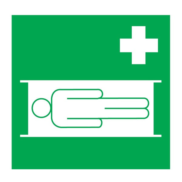 IMO Symbol Stretcher IMPA 334071 150x150mm