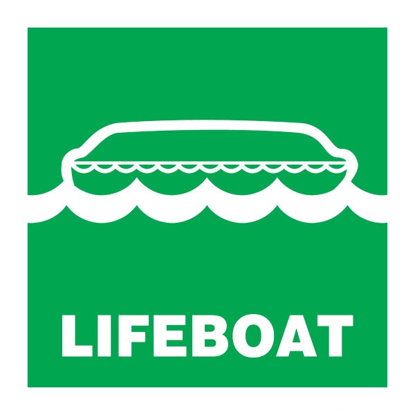 IMO Symbol Lifeboat IMPA 334100 150x150mm
