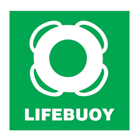 IMO Symbol Lifebuoy IMPA 334106 150x150mm