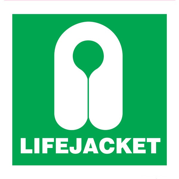 IMO Symbol Lifejacket IMPA 334110 150x150mm