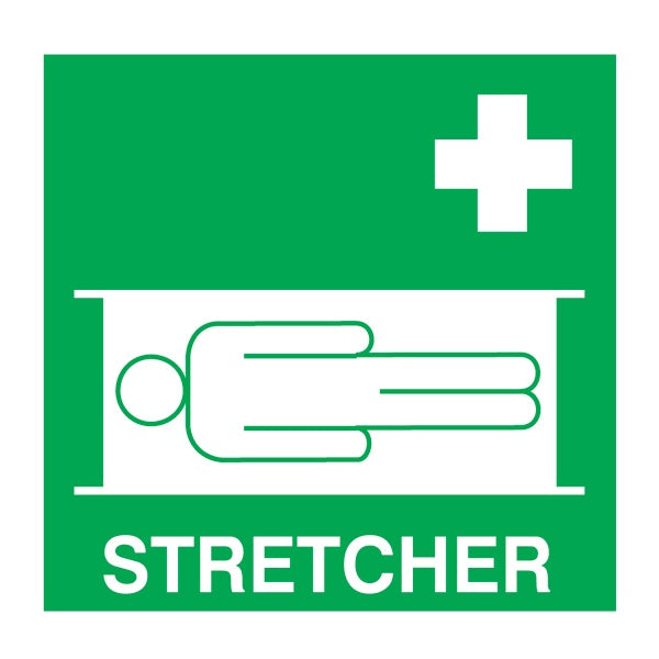 IMO Symbol Stretcher IMPA 334121 150x150mm