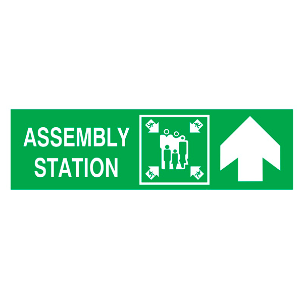 IMO Sing Assembly Station Up Right IMPA 334321 100x300mm
