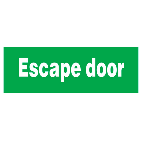 IMO Sign Escape Door IMPAm 334343  150x400mm