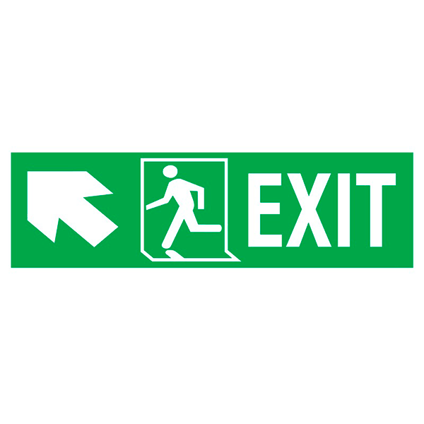 IMO Sign Exit Right-man Run Left-arrow Up/left IMPA 334402