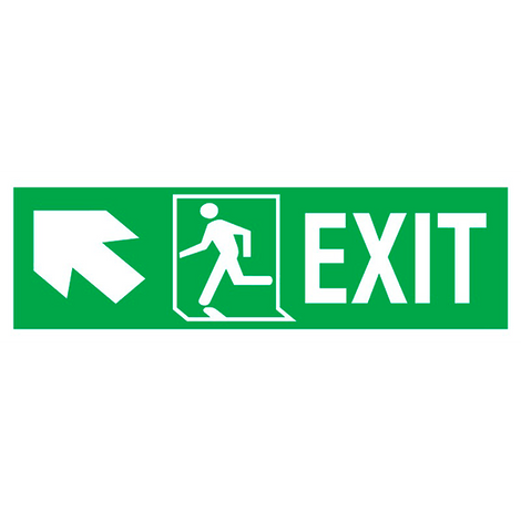 IMO Sign Exit Right-man Run Left-arrow Up/left IMPA 334402