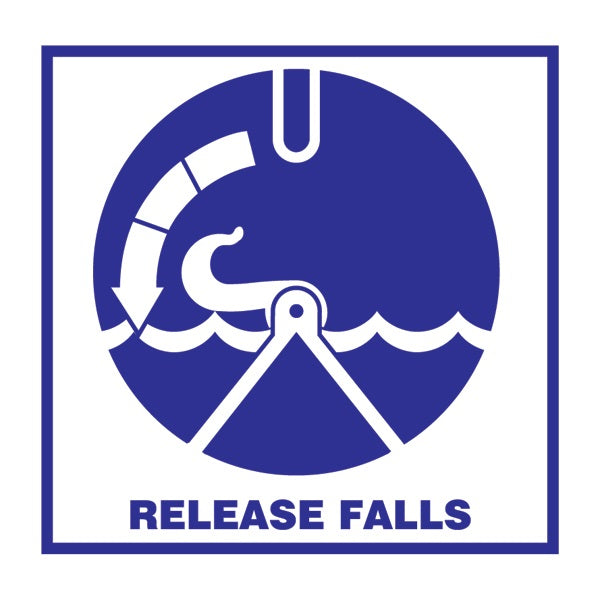IMO Symbol Release Falls IMPA 335106 150x150mm