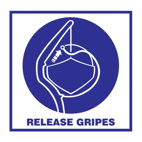 IMO Symbol Release Gripes IMPA 335109  150x150mm