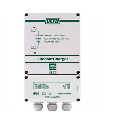 Lifeboat Charger 42VDC 2x5A Model: 4041LBC Item: 700110/700112 Brand: Ladac by Defa
